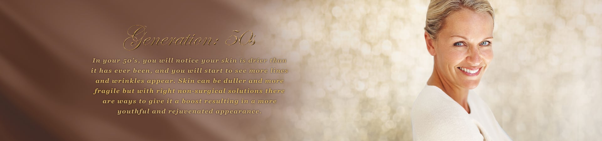 Generation 50s - banner Non Surgical For Generation 50s